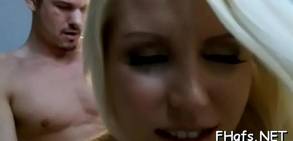  Sassy blonde girlfriend Vanessa enjoys fast fucking